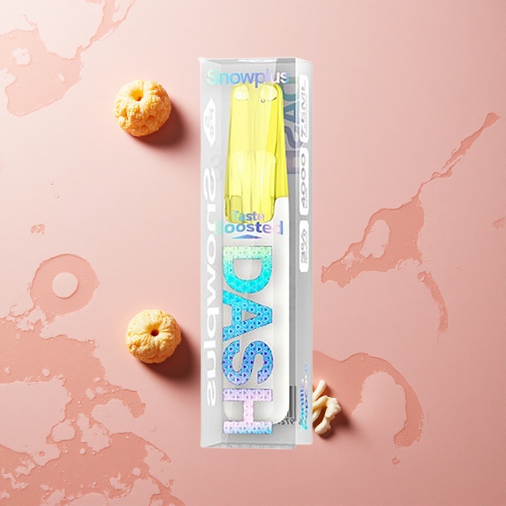 Snowplus Dash 4000 Puffs Ceramic 3% 5% Nicotine Vanilla Popcorn