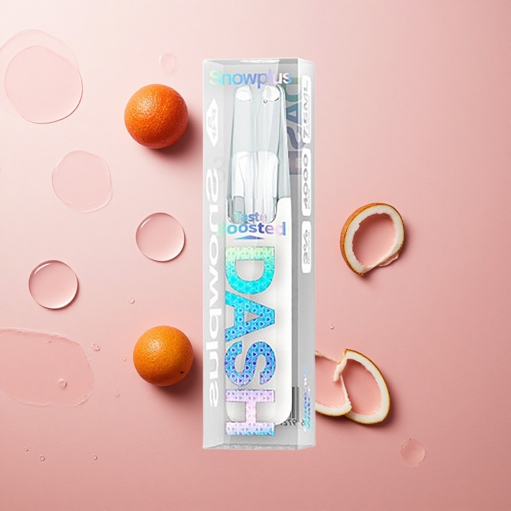 Snowplus Dash 4000 Puffs Coconut Water 7.5ml 3% 5% Nicotine