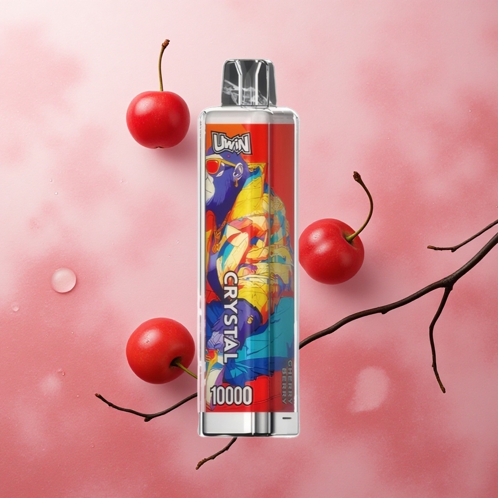 Uwin Crystal 10000 Puffs Cherry Berry RGB Fast Charge
