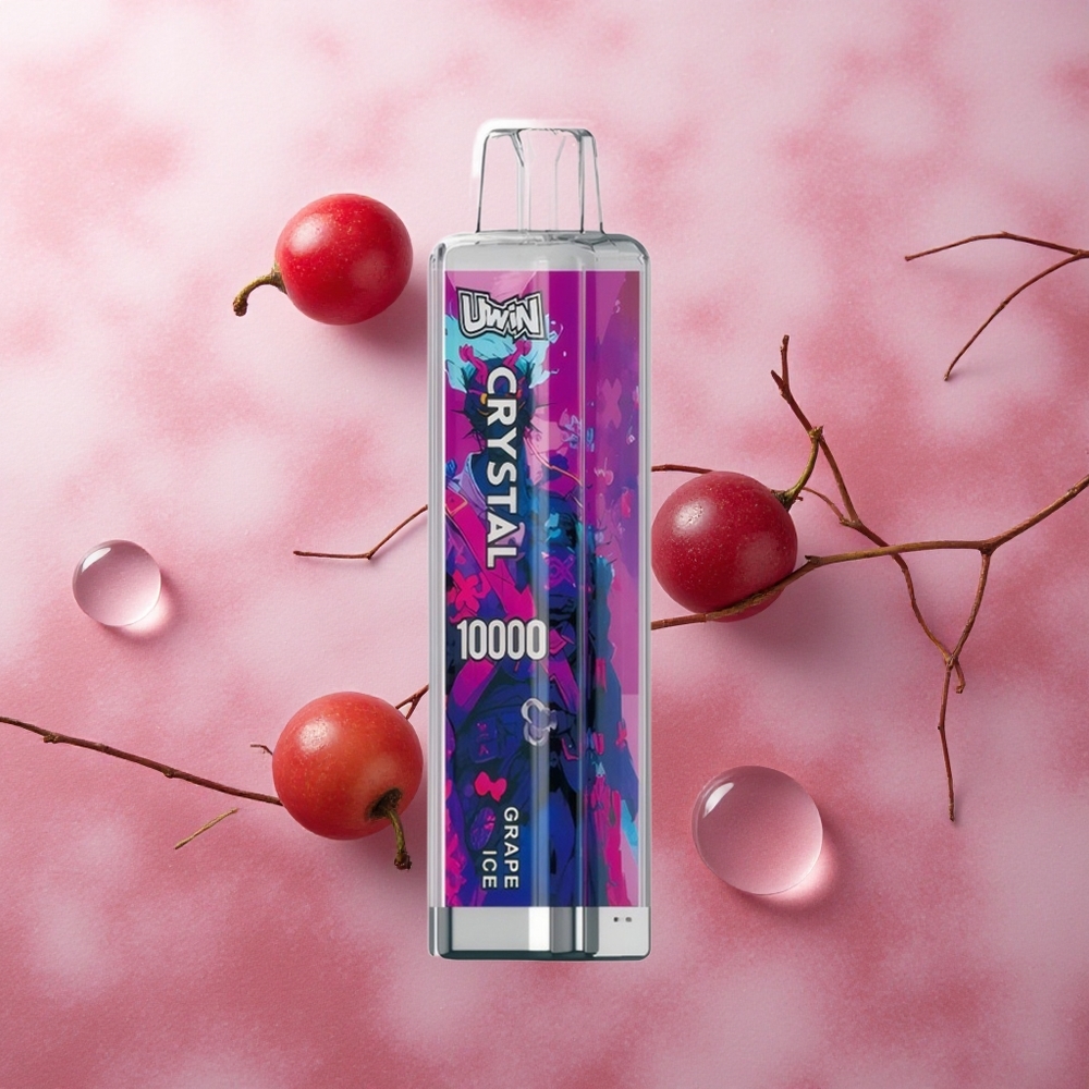 Uwin Crystal 10000 Puffs Grape Ice RGB Fast Charging