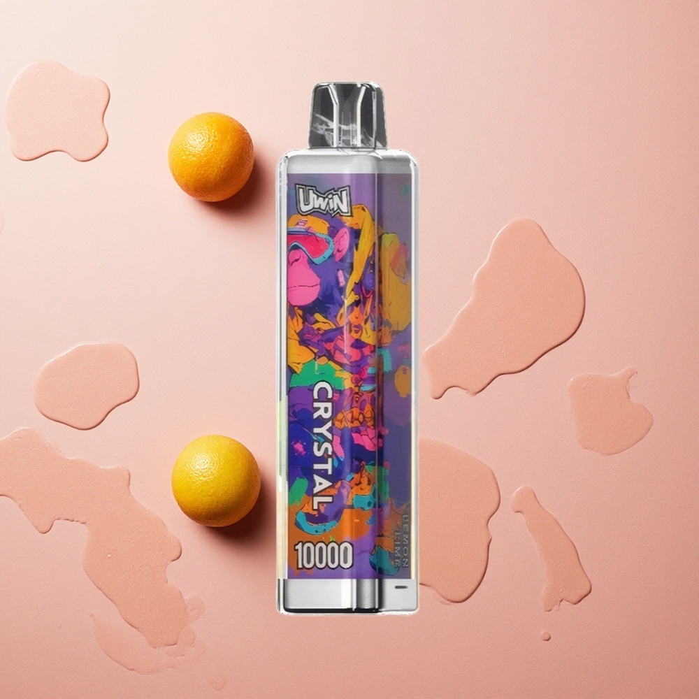 Uwin Crystal 10000 Puffs Lemon Lime RGB Mesh
