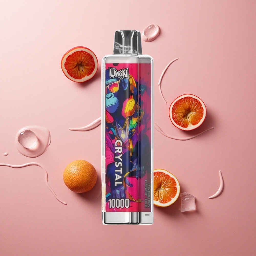Uwin Crystal 10000 Puffs Passion Fruit Ice RGB Mesh