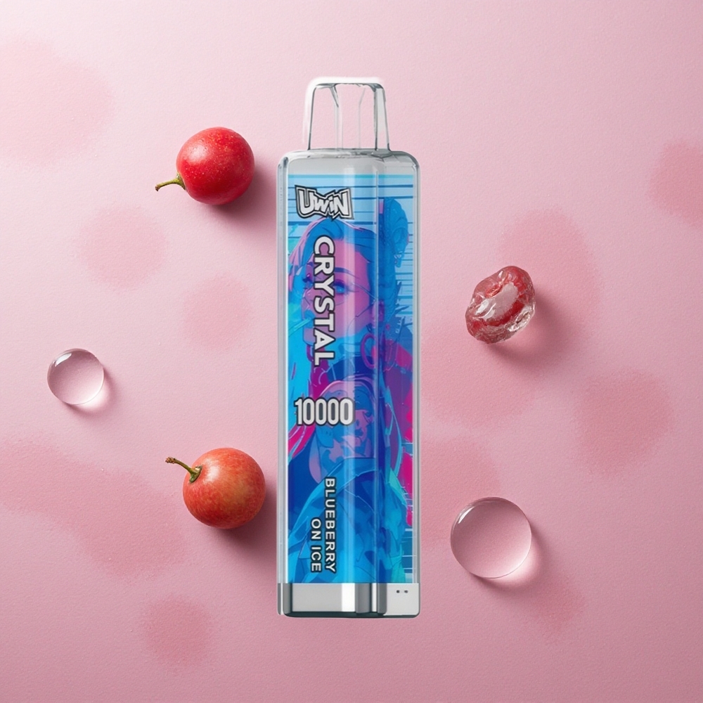 Uwin Crystal 10000 Puffs RGB Blueberry On Ice Type-C Mesh