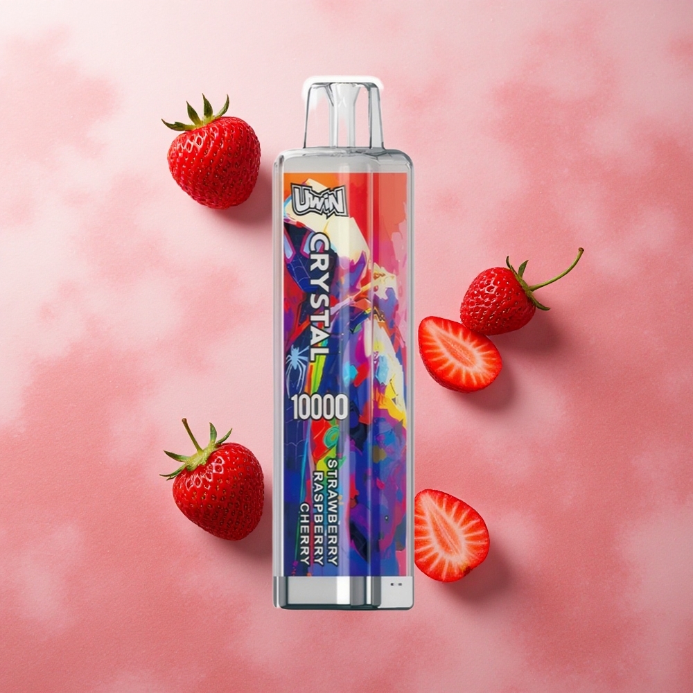 Uwin Crystal 10000 Puffs RGB Strawberry Raspberry Cherry