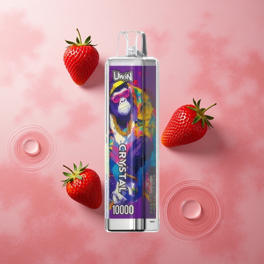 Uwin Crystal 10000 Puffs Strawberry Grape RGB Mesh