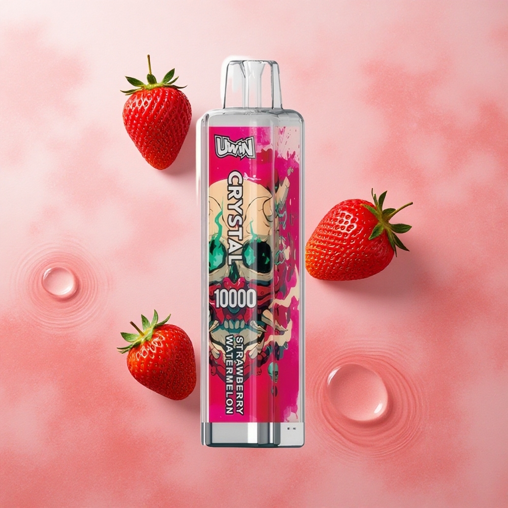 Uwin Crystal 10000 Puffs Strawberry Watermelon RGB Fast Charge