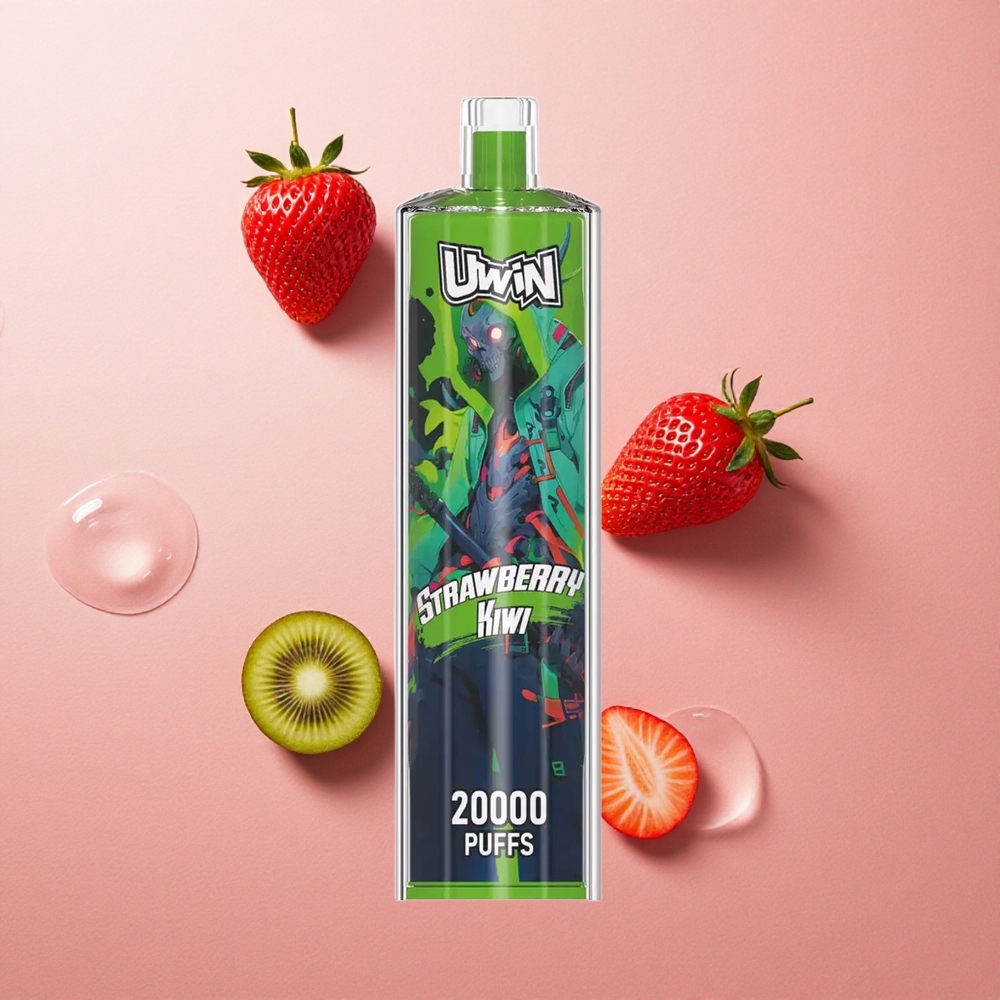 Uwin Shisha Crystal 20000 Puffs Strawberry Kiwi Mesh Coil