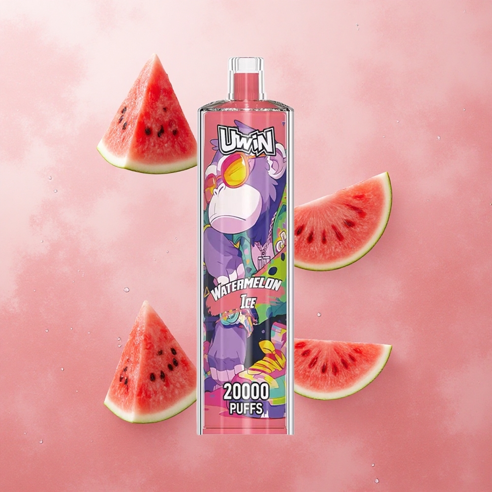 Uwin Shisha Crystal 20000 Puffs Watermelon Ice Mesh Coil