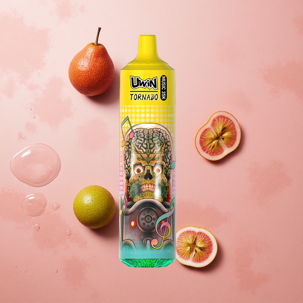 Uwin Tornado 35K 0% 2% 3% 5% Nicotine Kiwi Passion Fruit Guava Mesh Type-C