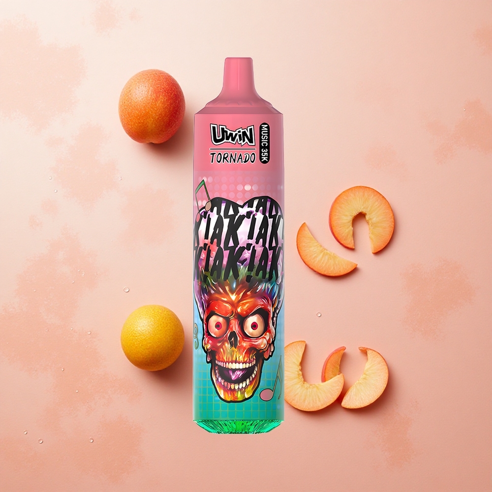 Uwin Tornado 35K 0% 2% 3% 5% Nicotine Mesh Peachy Mango Pineapple