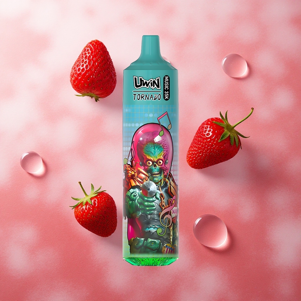 Uwin Tornado 35K 0% 2% 3% 5% Nicotine Mesh Strawberry Raspberry Cherry Ice