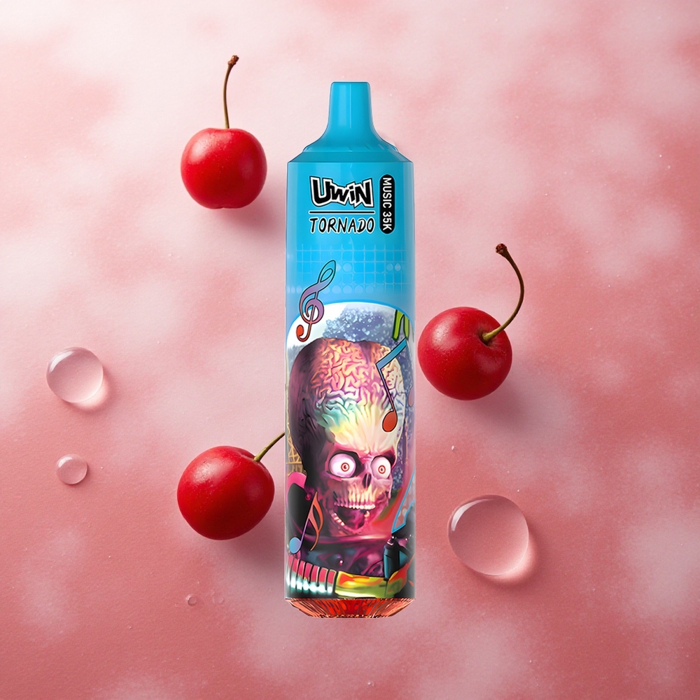 Uwin Tornado 35K Type-C Cherry Ice Music Disposable Vape