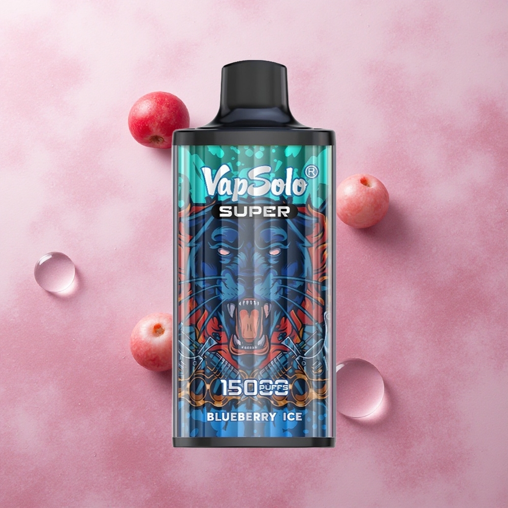 Vapsolo Super 15000 Puffs 40ml Blueberry Ice Mesh Coil