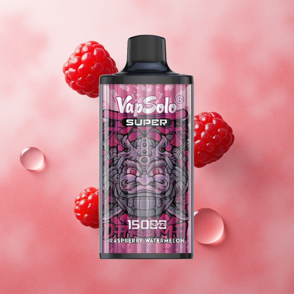 Vapsolo Super 15000 Puffs 40ml Raspberry Watermelon Disposable Vape