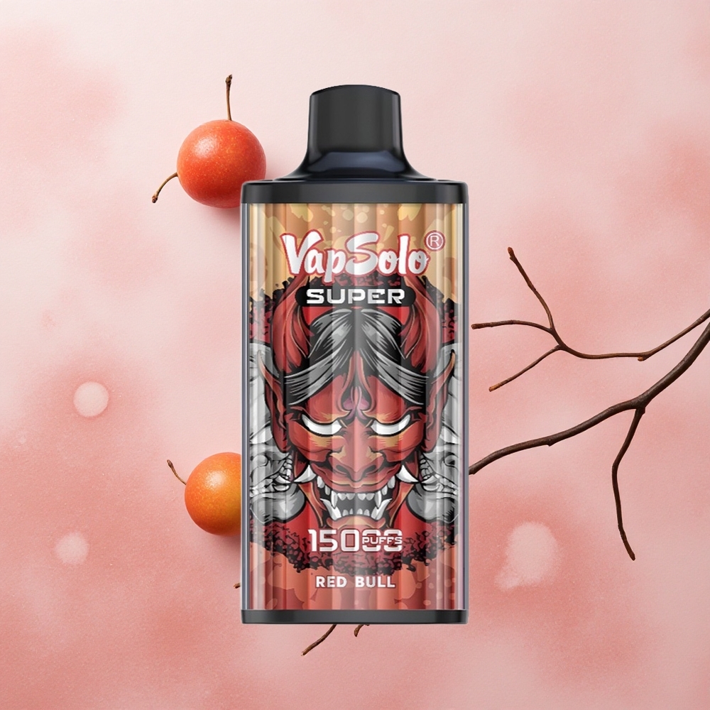 Vapsolo Super 15000 Puffs 40ml Red Bull Type-C 850mah