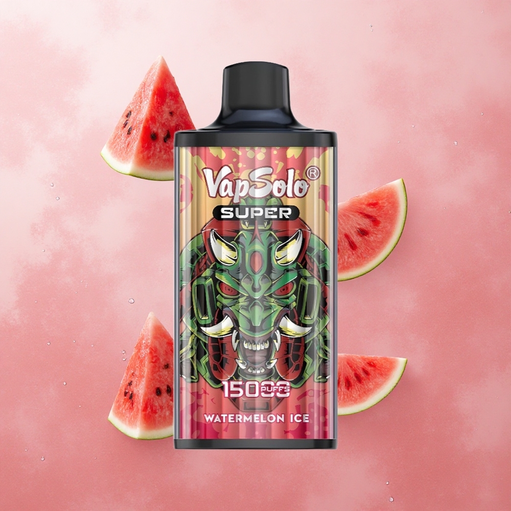 Vapsolo Super 15000 Puffs 40ml Watermelon Ice Type-C 850mah