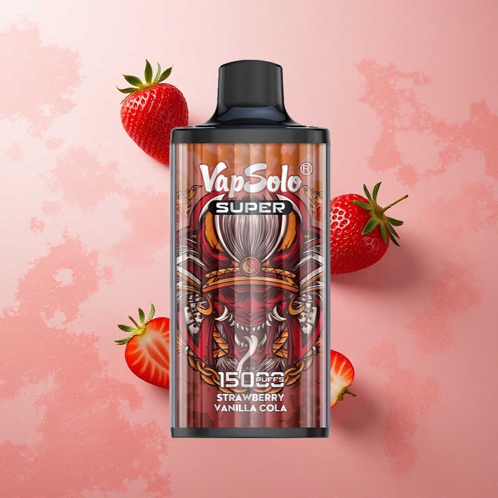 Vapsolo Super 15000 Puffs 850mAh Strawberry Vanilla Cola