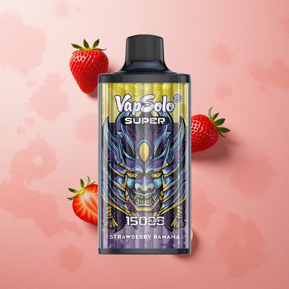 Vapsolo Super 15000 Puffs Strawberry Banana Type-C 850mAh