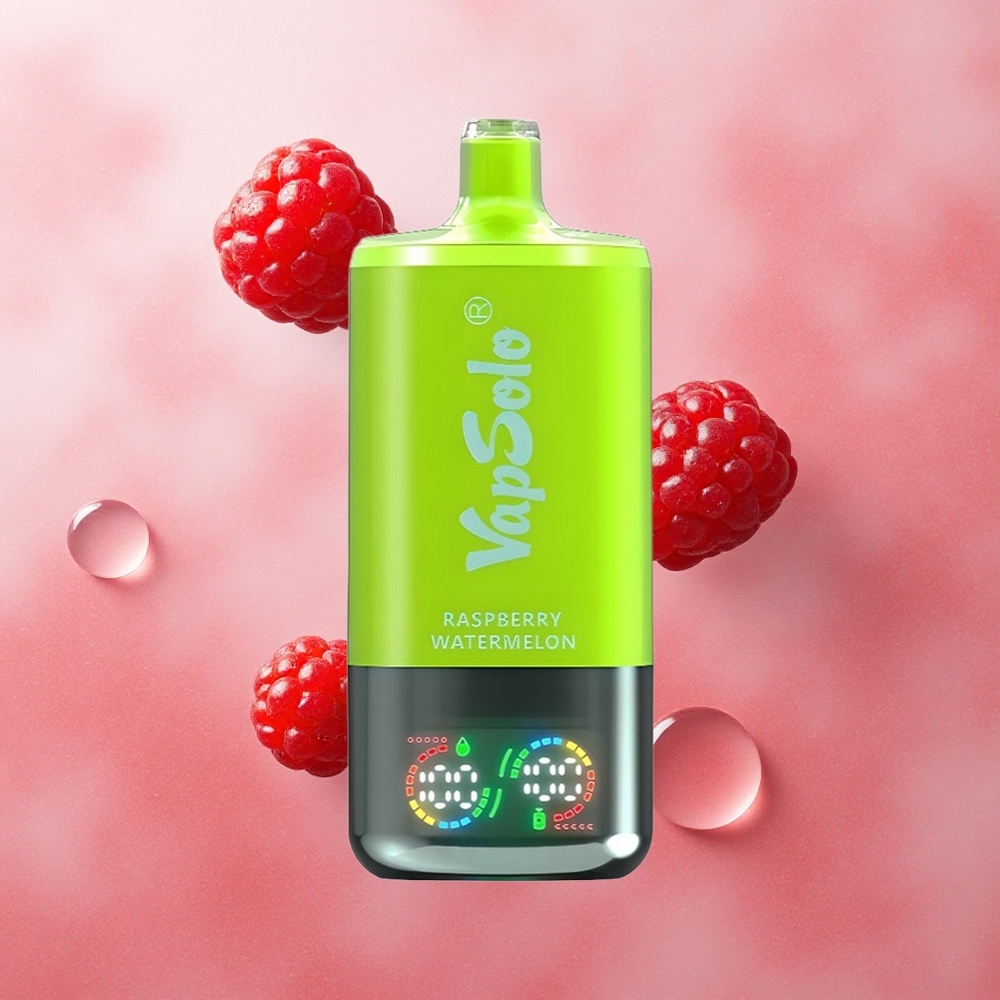 VapSolo Triple 30000 Puffs 40ml Raspberry Watermelon