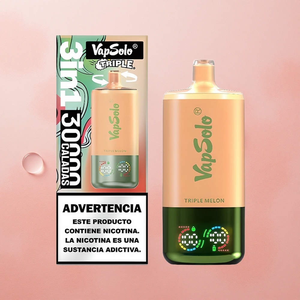 VapSolo Triple 30000 Puffs 40ml Triple Melon