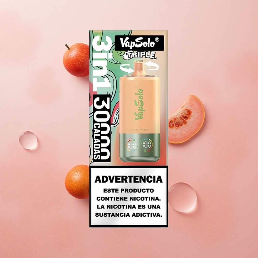 VapSolo Triple 30000 Puffs 40ml Triple Melon
