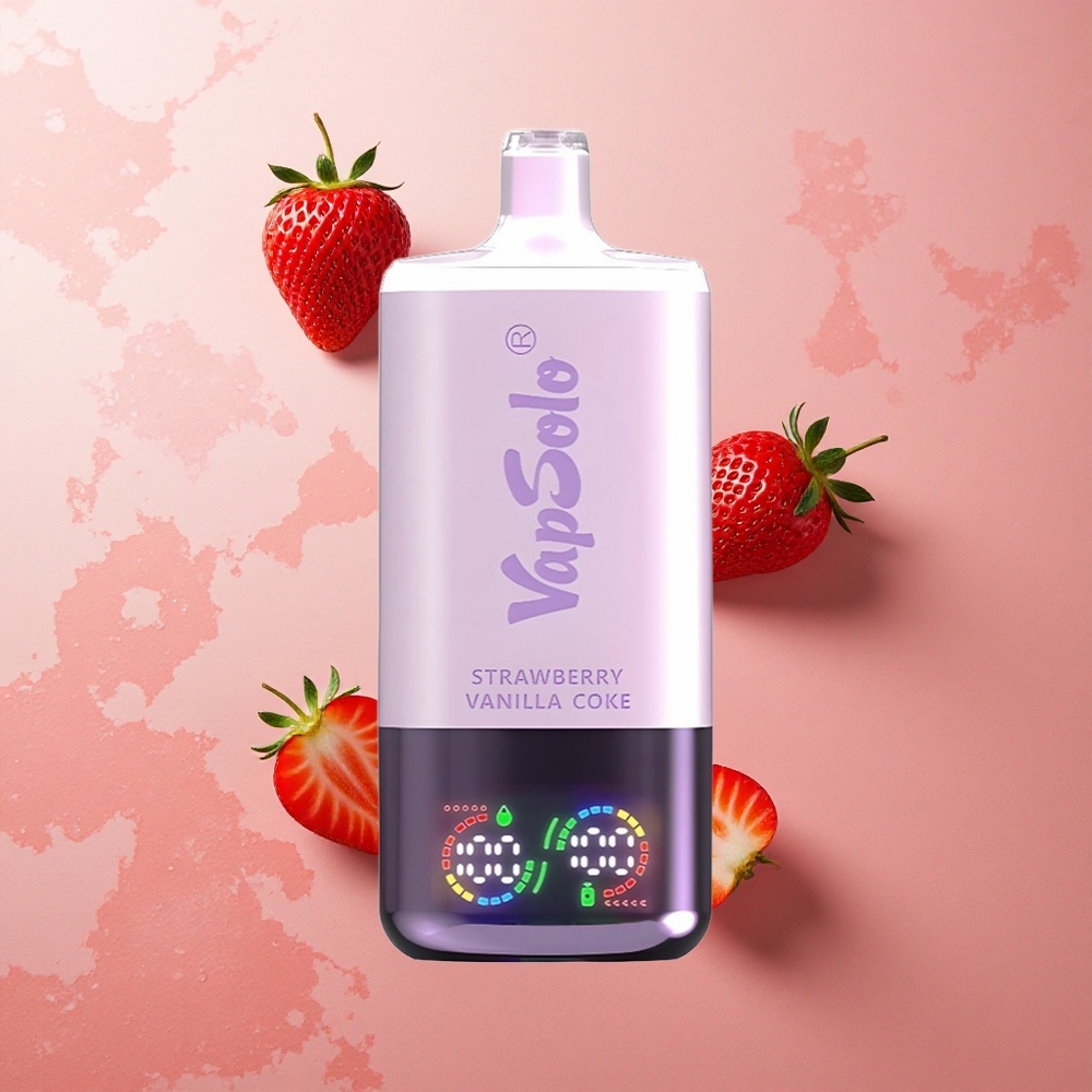 VapSolo Triple 30000 Puffs Strawberry Vanilla Coke 40ml Type-C