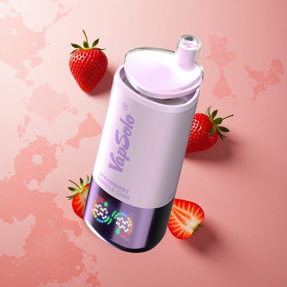 VapSolo Triple 30000 Puffs Strawberry Vanilla Coke 40ml Type-C