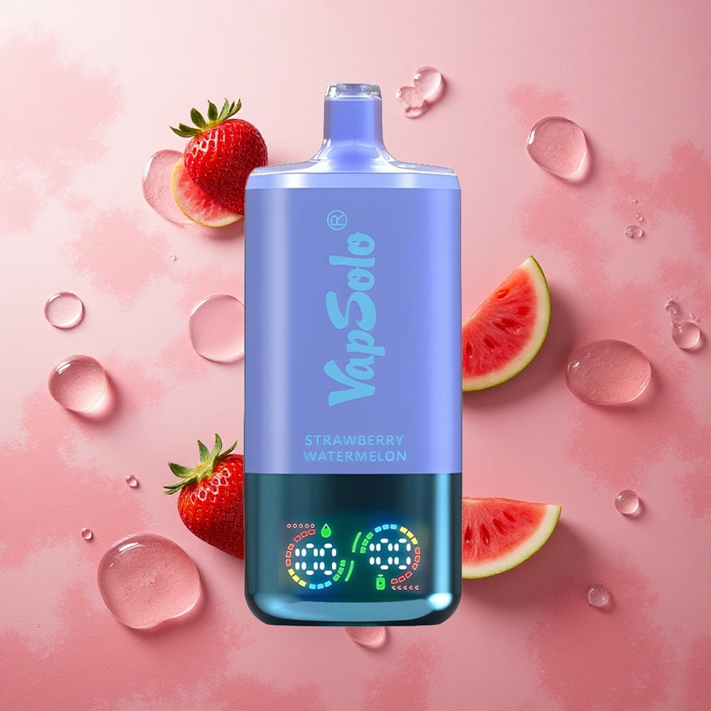 VapSolo Triple 30000 Puffs Strawberry Watermelon Blueberry Ice Type-C