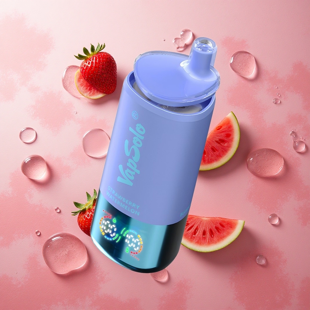VapSolo Triple 30000 Puffs Strawberry Watermelon Blueberry Ice Type-C