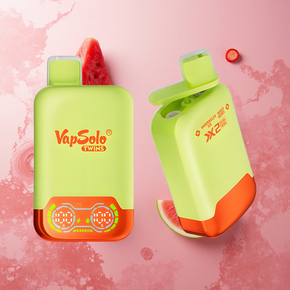 Vapsolo Twins 20000 Puffs Watermelon Ice Mixed Berry Dual Tank Type-C