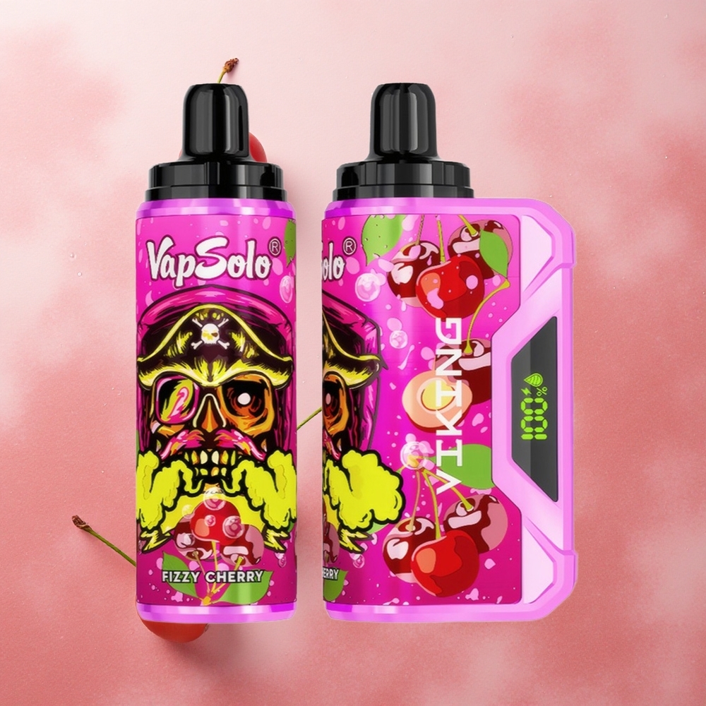 VapSolo VIKING 12000 Puffs Fizzy Cherry 22ml Type-C