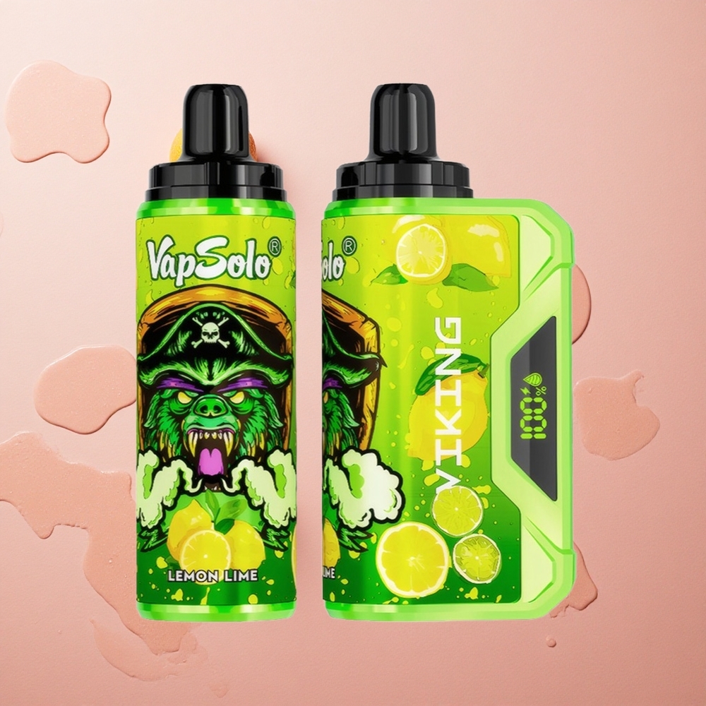 VapSolo VIKING 12000 Puffs Lemon Lime 22ml Type-C