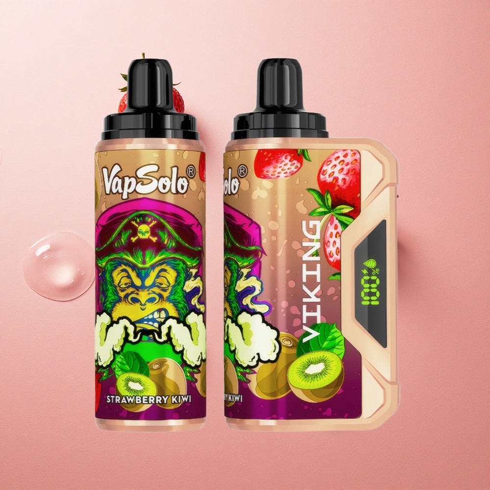 VapSolo VIKING 12000 Puffs Strawberry Kiwi 22ml Type-C