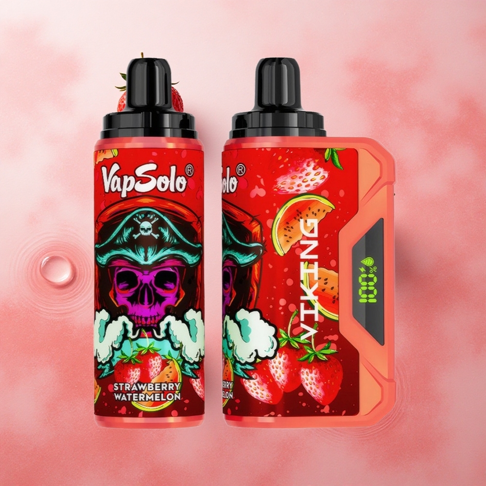 VapSolo VIKING 12000 Puffs Strawberry Watermelon 22ml Type-C