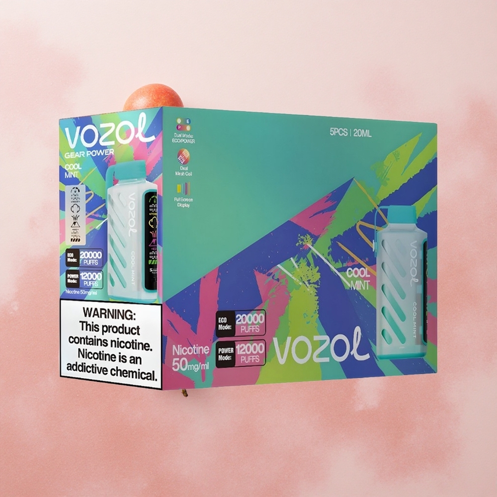 VOZOL Gear Power 20000 Puffs 20mL Cool Mint