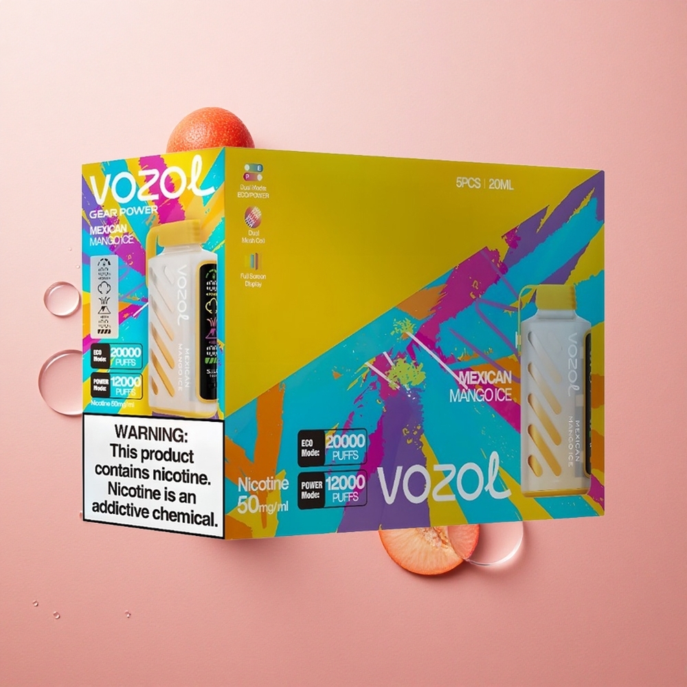 VOZOL Gear Power 20000 Puffs 20mL Mexican Mango Ice