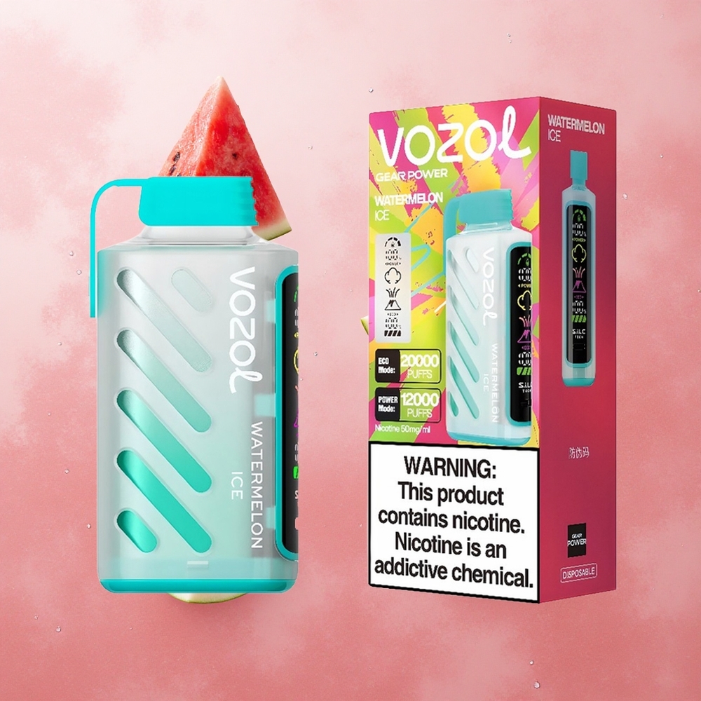 VOZOL Gear Power 20000 Puffs 20mL Watermelon Ice