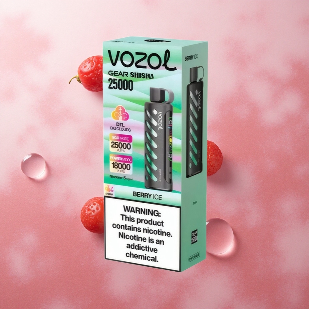 VOZOL Gear Shisha 25000 Puffs Berry Ice Dual Mesh