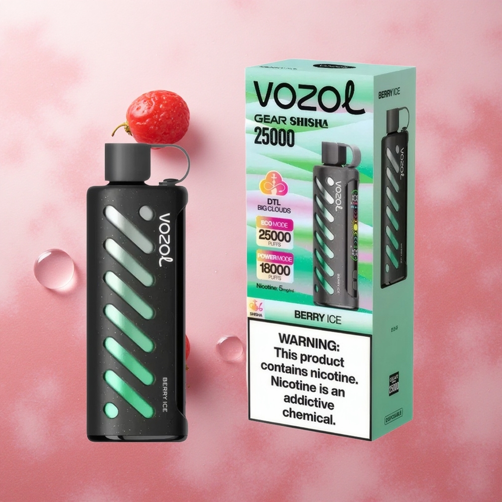 VOZOL Gear Shisha 25000 Puffs Berry Ice Dual Mesh