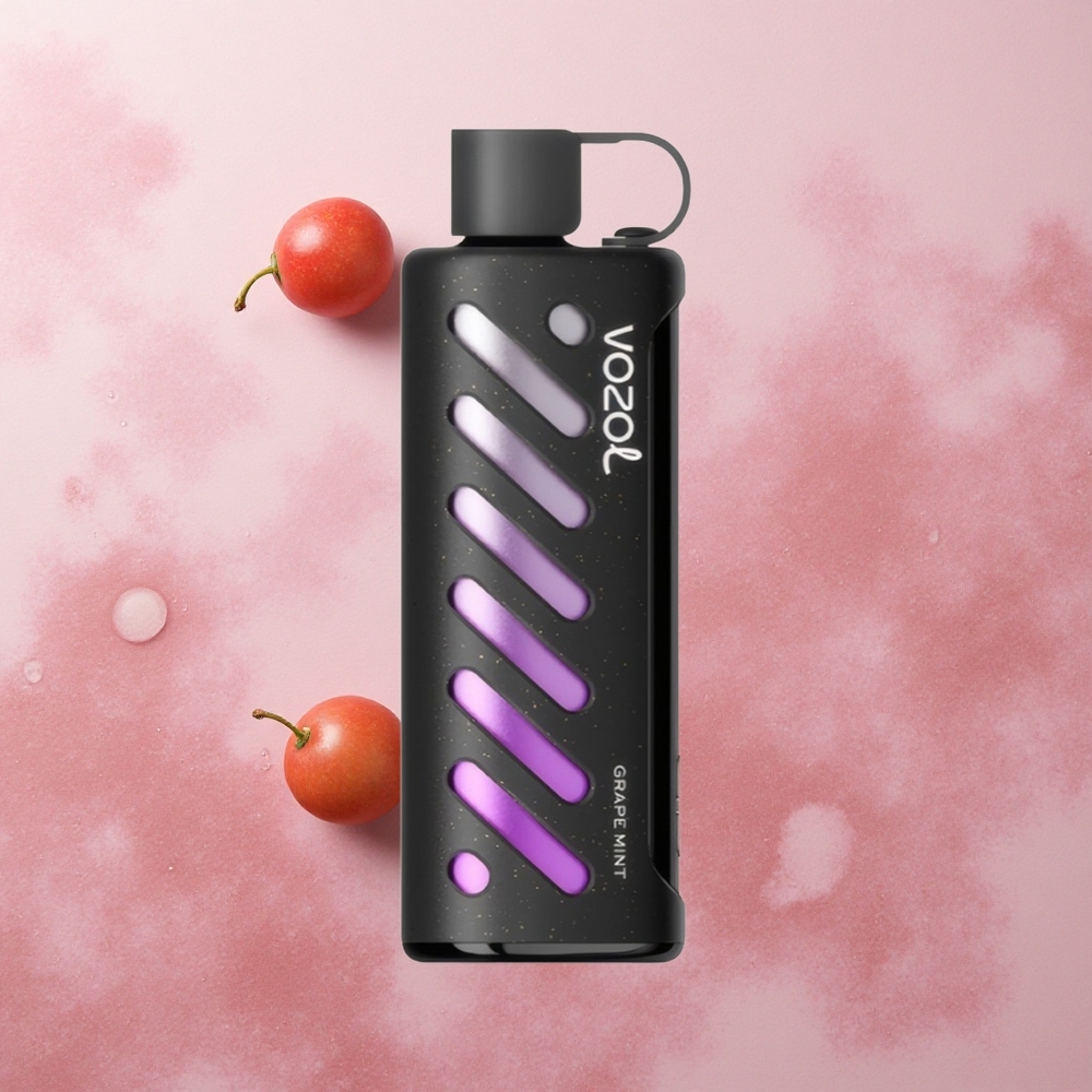 VOZOL Gear Shisha 25000 Puffs Grape Mint Dual Mesh Dual Modes