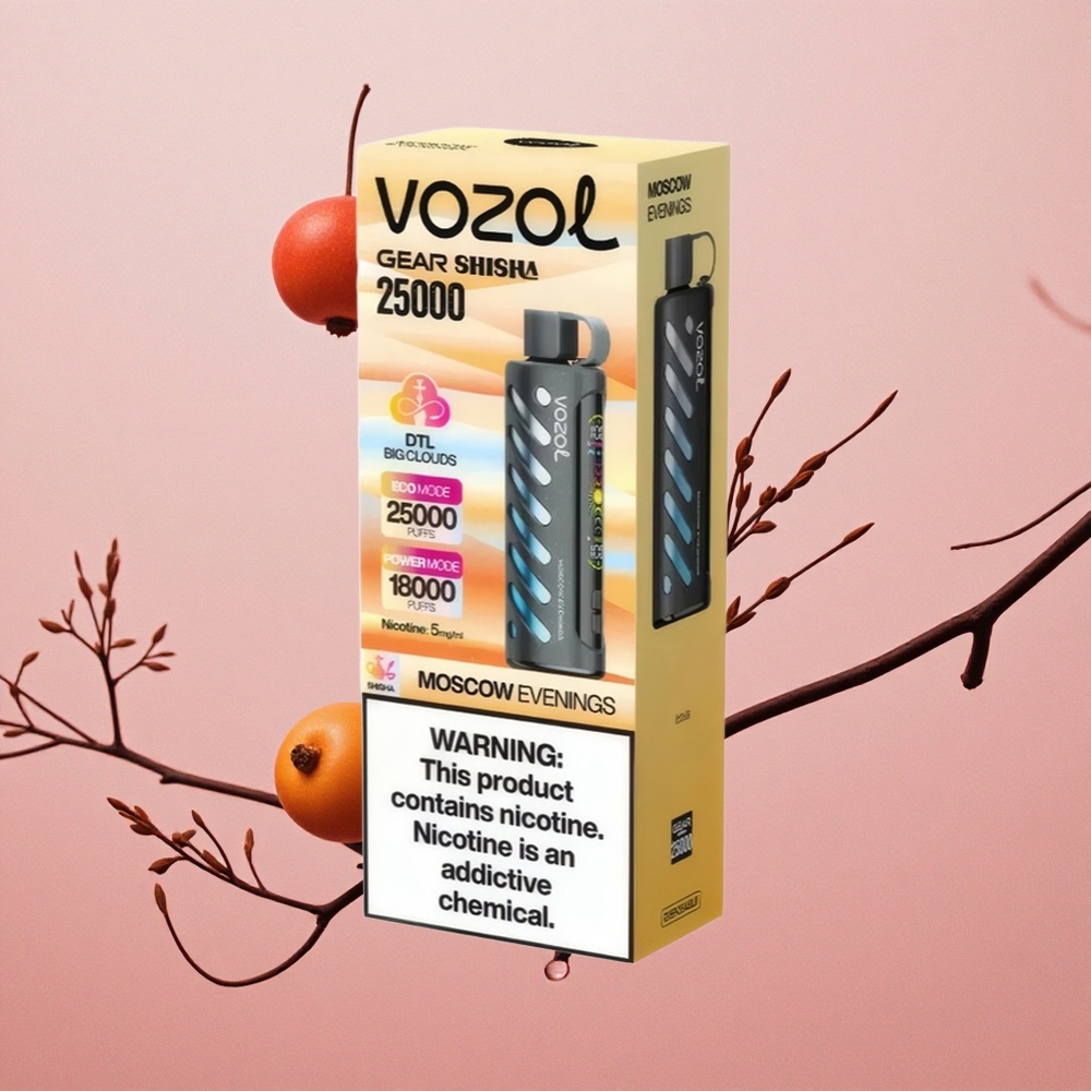 VOZOL Gear Shisha 25000 Puffs Moscow Evenings Dual Mesh Dual Modes