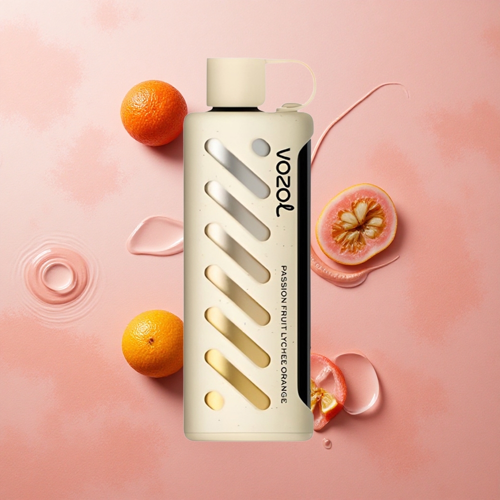 VOZOL Gear Shisha 25000 Puffs Passion Fruit Lychee Orange Dual Mesh