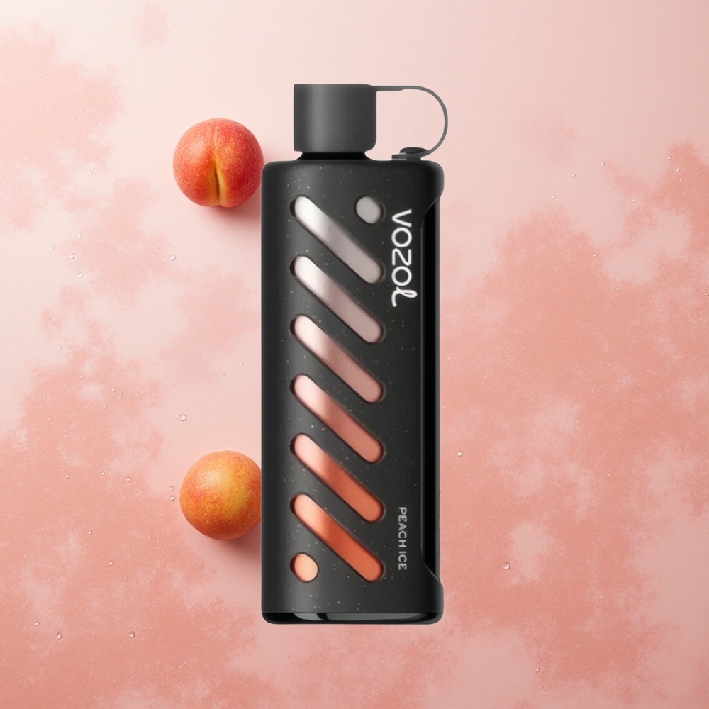 VOZOL Gear Shisha 25000 Puffs Peach Ice Dual Mesh S.i.L.C Tech