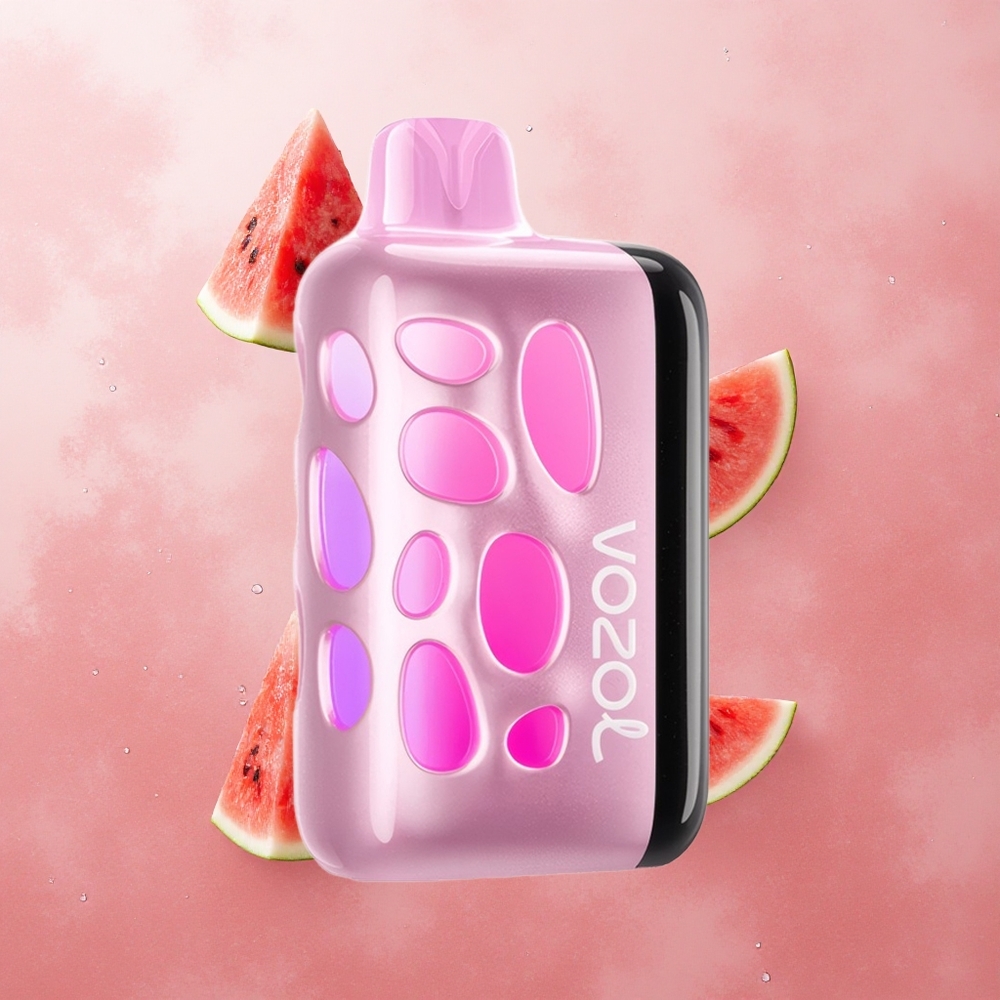 VOZOL RAVE 40000 20/50mg/ml Nicotine 1000mAh Watermelon Ice Eclipse Vaping Animation