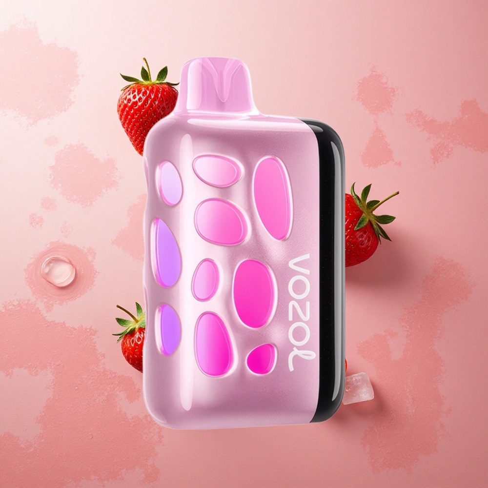 VOZOL RAVE 40000 Disposable Vape Strawberry Ice 1000mAh Eclipse Vaping