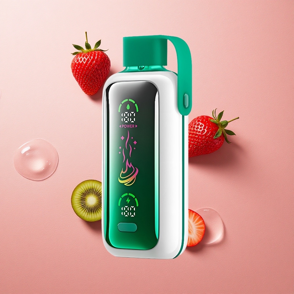 VOZOL Star 20000 Puffs Strawberry Kiwi Dual Mesh Mirror Screen