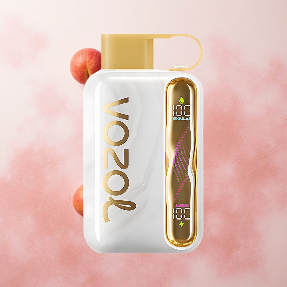VOZOL STAR 40000 Puffs White Peach Raspberry 1000mAh Type-C