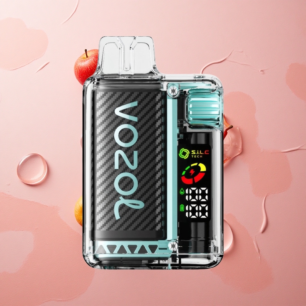 VOZOL Vista 20000 Puffs Sour Apple Ice Rechargeable OLED Disposable Vape
