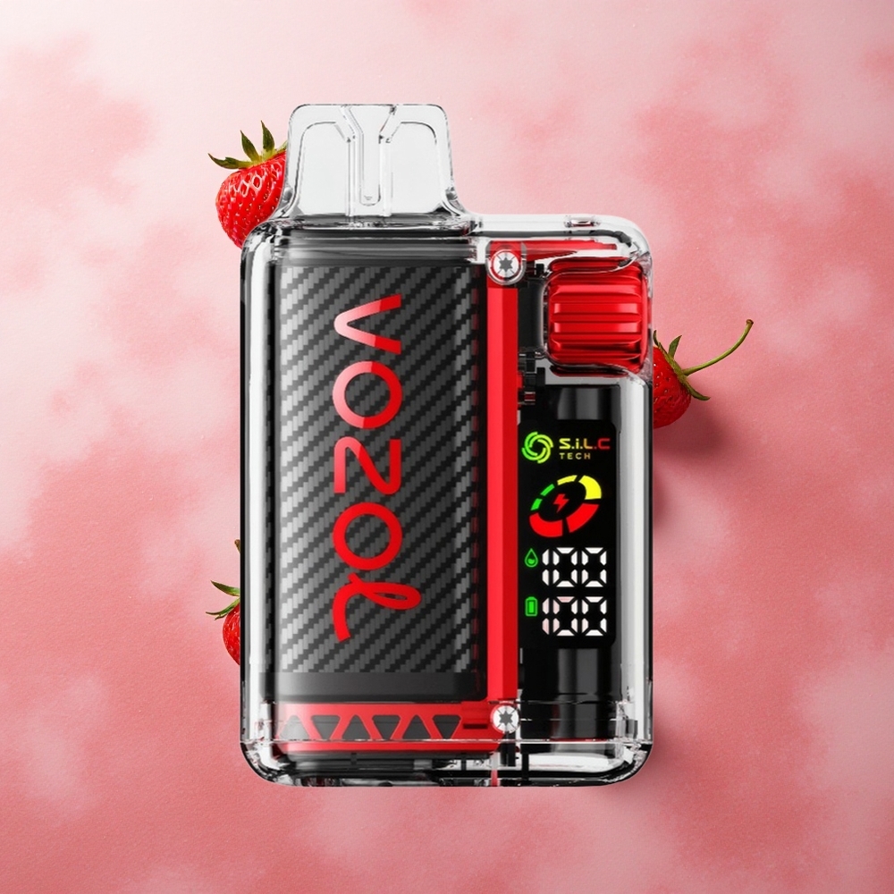 VOZOL Vista 20000 Puffs Strawberry Raspberry Cherry Rechargeable MTL
