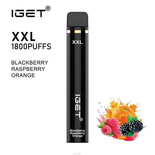 IGET Vape Price XXL B206644 Blackberry Raspberry Orange